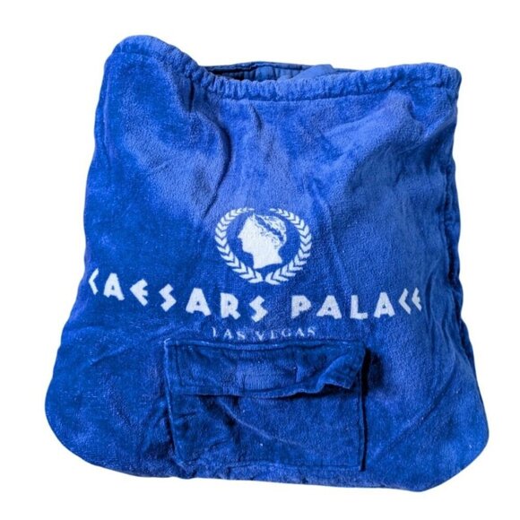 Caesars Palace Vegas Beach Towel Convertible Large Luxury Cotton Velour 68 x 37 - Picture 2 of 8